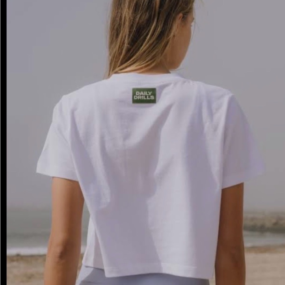 Daily Drills Trucker Tee in White